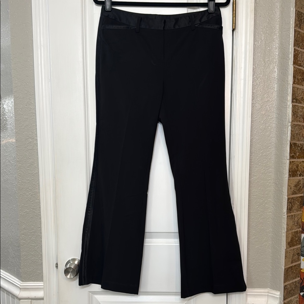 INC International Concepts Black Wide-Leg Pants